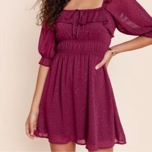 Nordstrom Row-A Burgundy Mini Dress